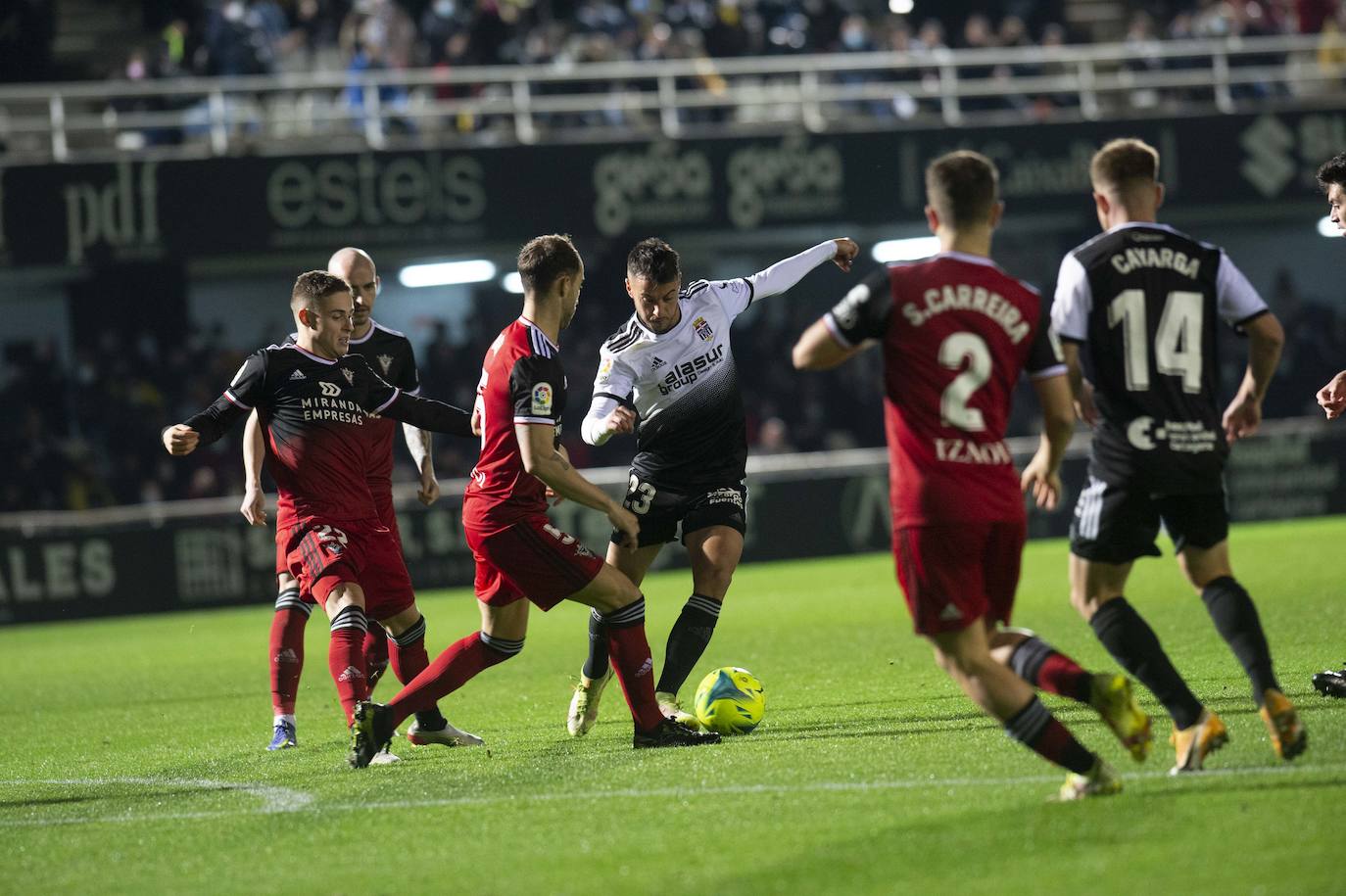 Partidos de fc cartagena contra mirandés